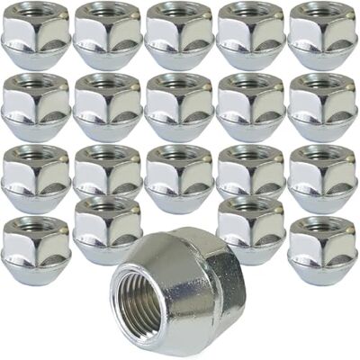 TRACER 20 porcas de roda M12 x 1,25 60° cone SW 19 mm, compatível com Subaru, Suzuki, Nissan TRACER 20 porcas de roda M12 x 1,25 60° cone SW 19 mm, compatível com Subaru, Suzuki, Nissan