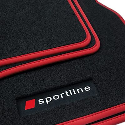 ART Tapetes para Honda HR-V 2 2015-2020 4 peças 100 % ajuste perfeito Sportline sistema de fixação fiação têxtil costuras manuais Velour ART Tapetes para Honda HR-V 2 2015-2020 4 peças 100 % ajuste perfeito Sportline sistema de fixação fiação têxtil costuras manuais Velour