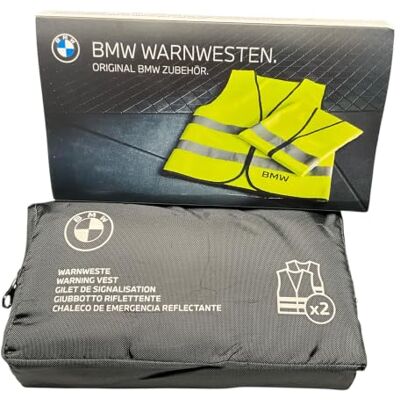 BMW Colete de Advertência, Amarelo Néon, Caixa de 2 82205B8AA05 BMW Colete de Advertência, Amarelo Néon, Caixa de 2 82205B8AA05