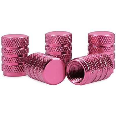 kwmobile Conjunto de tampas compatível com válvulas tampas de metal para válvula de pneus de carro e bicicleta em ouro rosa kwmobile Conjunto de tampas compatível com válvulas tampas de metal para válvula de pneus de carro e bicicleta em ouro rosa