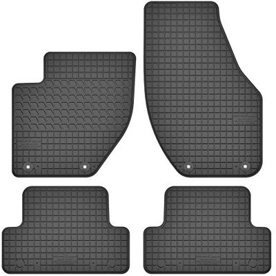 Motohobby Conjunto de tapetes de borracha para Volvo V40 (2012-2019), ajuste Motohobby Conjunto de tapetes de borracha para Volvo V40 (2012-2019), ajuste