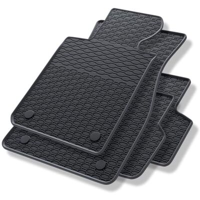 Mossa Tapetes de borracha adequados para BMW 5 G30 G31 (2017-2024) 4 unidades. Preto Berlina, Touring Mossa Tapetes de borracha adequados para BMW 5 G30 G31 (2017-2024) 4 unidades. Preto Berlina, Touring