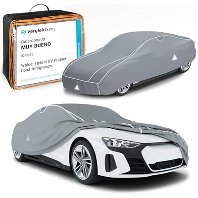 Walser Capa premium antigranizo para carro Hybrid UV Protect, premiada muito boa* capa impermeável e resistente a raios UV, certificada pela TÜV Áustria* lona para carro tamanho 1 Walser Capa premium antigranizo para carro Hybrid UV Protect, premiada muito boa* capa impermeável e resistente a raios UV, certificada pela TÜV Áustria* lona para carro tamanho 1