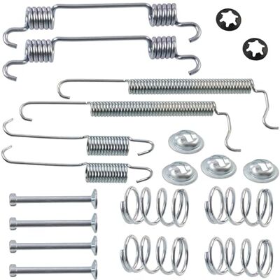 AERZETIX Kit de acessórios, sapata de travão lado de montagem eixo traseiro compatível com números OE 96071000, 16007100, 1605986, 92607100 AERZETIX Kit de acessórios, sapata de travão lado de montagem eixo traseiro compatível com números OE 96071000, 16007100, 1605986, 92607100