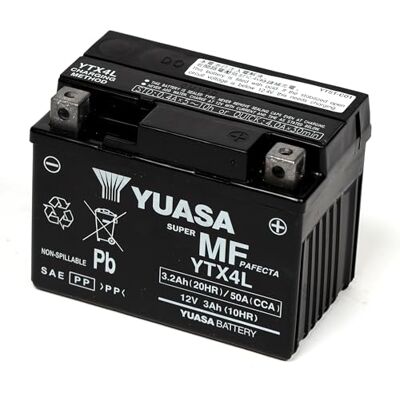 Yuasa YTX4L 12V 50 CCA Batería Moto AGM VRLA Alto Rendimiento Alto desempenho, sem manutenção, duradoura, eficiente, longa vida, confiável Yuasa YTX4L 12V 50 CCA Batería Moto AGM VRLA Alto Rendimiento Alto desempenho, sem manutenção, duradoura, eficiente, longa vida, confiável