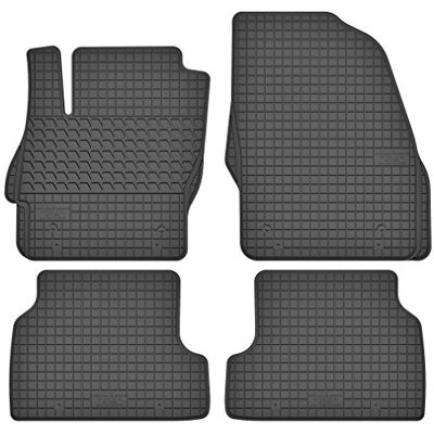 Motohobby Conjunto de tapetes de borracha para Ford Focus MK2 (2004-2011), ajuste Motohobby Conjunto de tapetes de borracha para Ford Focus MK2 (2004-2011), ajuste