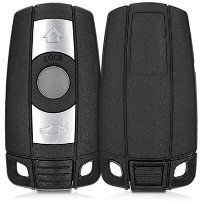 kwmobile Capa chave carro compatível com BMW 3 botões (Keyless Go) substituição de plástico rígido para controlo de automóvel preto kwmobile Capa chave carro compatível com BMW 3 botões (Keyless Go) substituição de plástico rígido para controlo de automóvel preto