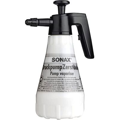 SONAX Pulverizador de bomba (1 unidade) de pressão resistente a solventes 1 litro Nº SONAX Pulverizador de bomba (1 unidade) de pressão resistente a solventes 1 litro Nº