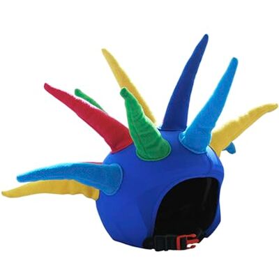 Capacete multicolorido Coolcasc - Acessório de fantasia Capacete multicolorido Coolcasc - Acessório de fantasia