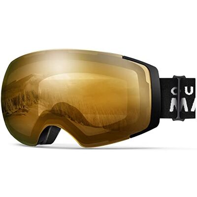 OutdoorMaster óculos de esqui PRO Lente intercambiável sem armação 100% Proteção UV400 Óculos de Esqui Snowboard para Mulher & homem OutdoorMaster óculos de esqui PRO Lente intercambiável sem armação 100% Proteção UV400 Óculos de Esqui Snowboard para Mulher & homem