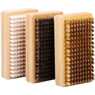 DONGKER Conjunto de 3 escovas de esqui, escova de cera para snowboard, inclui escova de nylon, escova de crina e escova de cobre, escova de limpeza para esqui, esqui alpino, snowboard e esqui DONGKER Conjunto de 3 escovas de esqui, escova de cera para snowboard, inclui escova de nylon, escova de crina e escova de cobre, escova de limpeza para esqui, esqui alpino, snowboard e esqui