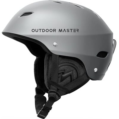 OutdoorMaster Kelvin Capacete de Esqui com Certificado de Segurança ASTM, 9 Opções para Homens, Mulheres e Jovens OutdoorMaster Kelvin Capacete de Esqui com Certificado de Segurança ASTM, 9 Opções para Homens, Mulheres e Jovens