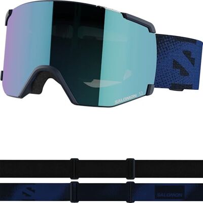 SALOMON S/View Óculos de esqui snowboard para unissexo, máscara de snowboard, desportos de inverno, reduz reflexos, ventilação ada, azul, tamanho único SALOMON S/View Óculos de esqui snowboard para unissexo, máscara de snowboard, desportos de inverno, reduz reflexos, ventilação ada, azul, tamanho único