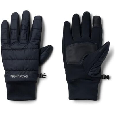Columbia Powder Lite 2 luvas luvas de forro polar para homem (embalagem de 1), Preto Columbia Powder Lite 2 luvas luvas de forro polar para homem (embalagem de 1), Preto