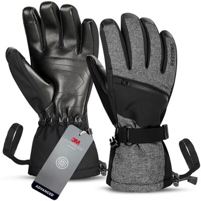 Unigear Luvas de esqui homem neve mulher para 3M thinsulate térmicas Tela tátil, antiderrapante impermeável e isolamento quente; adequado para snowboard, patinagem atividades de inverno Unigear Luvas de esqui homem neve mulher para 3M thinsulate térmicas Tela tátil, antiderrapante impermeável e isolamento quente; adequado para snowboard, patinagem atividades de inverno
