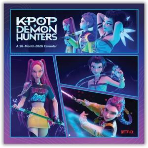 Danilo Promotions Ltd KPOP Demon Hunters 2026 Square Calendar Danilo Promotions Ltd KPOP Demon Hunters 2026 Square Calendar