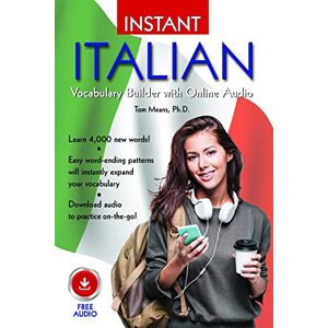 Means, Tom Instant Italian Vocabulary Builder with Online Audio Means, Tom Instant Italian Vocabulary Builder with Online Audio