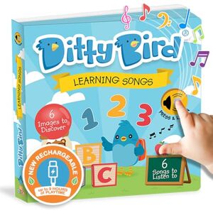 DITTY BIRD Learning Songs: O meu primeiro livro de som interativo com 6 músicas para aprender inglês de maneira divertida. Brinquedo educativo para bebés e crianças a partir de 1 ano. DITTY BIRD Learning Songs: O meu primeiro livro de som interativo com 6 músicas para aprender inglês de maneira divertida. Brinquedo educativo para bebés e crianças a partir de 1 ano.