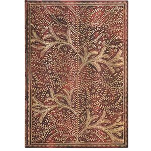 Paperblanks Wildwood (Tree of Life) Grande Unlined Journal: Hardcover, 120 gsm, marcador de ribbon, memento pouch, fecho elástico, livro edge printing Paperblanks Wildwood (Tree of Life) Grande Unlined Journal: Hardcover, 120 gsm, marcador de ribbon, memento pouch, fecho elástico, livro edge printing