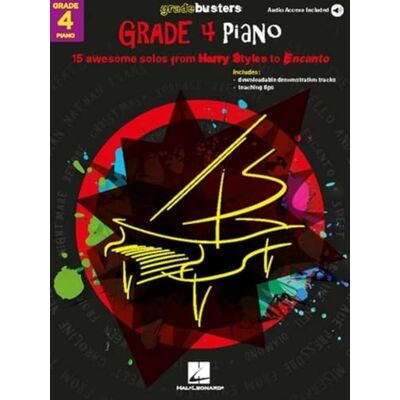 Various Gradebusters Grade 4 Piano Piano, Vocal and Guitar Mixed Songbook 15 Famous Pop, Film and Musical Solos for Grade 4 Players with Online Audio, Playback+, and Practice Support Various Gradebusters Grade 4 Piano Piano, Vocal and Guitar Mixed Songbook 15 Famous Pop, Film and Musical Solos for Grade 4 Players with Online Audio, Playback+, and Practice Support