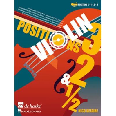 Nico Dezaire : violin positions 3, 2 & 1/2 recueil + support audio violon Nico Dezaire : violin positions 3, 2 & 1/2 recueil + support audio violon