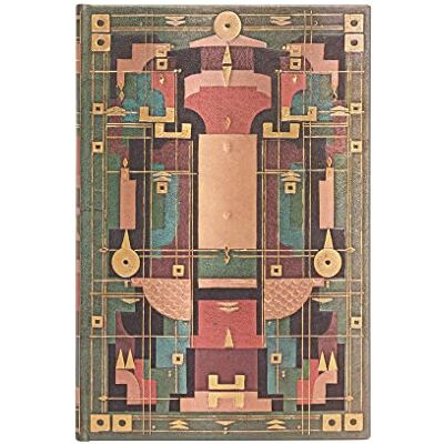 Paperblanks Lion's Den (Sybil Pye Bindings) Mini Lined Hardcover Journal: Hardcover, 85 gsm, ribbon marker, memento pouch, fecho elástico Paperblanks Lion's Den (Sybil Pye Bindings) Mini Lined Hardcover Journal: Hardcover, 85 gsm, ribbon marker, memento pouch, fecho elástico