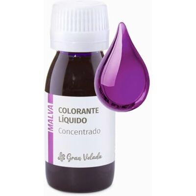 GRAN VELADA Corante Concentrado Líquido Malva para Cosméticos Pigmento Orgânico Hidrossolúvel Ideal para Cremes, Champô, Bombas de Banho Qualidade Profissional Embalagem Prática Aqua, CI 42090, 45100 GRAN VELADA Corante Concentrado Líquido Malva para Cosméticos Pigmento Orgânico Hidrossolúvel Ideal para Cremes, Champô, Bombas de Banho Qualidade Profissional Embalagem Prática Aqua, CI 42090, 45100