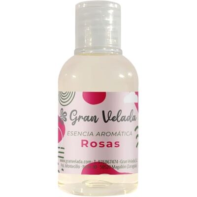 GRAN VELADA Essência Aromática de Rosas Aroma Floral e Delicado para Sabonetes, Cremes e Velas Ideal para Criações DIY 50 ml GRAN VELADA Essência Aromática de Rosas Aroma Floral e Delicado para Sabonetes, Cremes e Velas Ideal para Criações DIY 50 ml