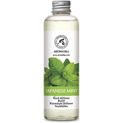 Trust Recarga de menta japonesa 200 ml difusor aromático perfumado com óleo de menta ambiente e fragrância para quarto difusor de arriço enchimento Trust Recarga de menta japonesa 200 ml difusor aromático perfumado com óleo de menta ambiente e fragrância para quarto difusor de arriço enchimento
