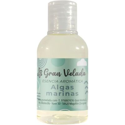 GRAN VELADA Essência Aromática de Algas Marinhas Aroma Fresco e Cítrico para Cosméticos Profissionais. Ideal para Cremes, Óleos de Massagem e Sabonetes. 50 ml GRAN VELADA Essência Aromática de Algas Marinhas Aroma Fresco e Cítrico para Cosméticos Profissionais. Ideal para Cremes, Óleos de Massagem e Sabonetes. 50 ml