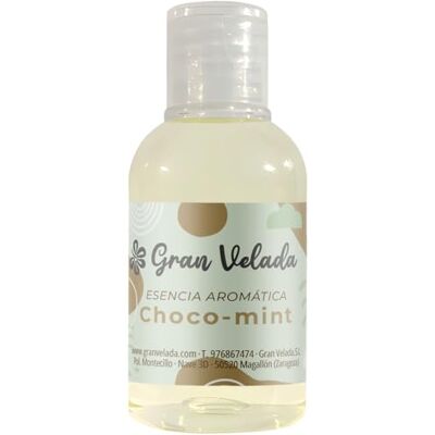 GRAN VELADA Essência cromática Choco Mint Premium aroma doce de cacau e fresca de menta para cosméticos e velas, 50 ml GRAN VELADA Essência cromática Choco Mint Premium aroma doce de cacau e fresca de menta para cosméticos e velas, 50 ml
