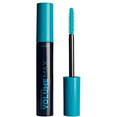 AVON Máscara de pestanas Volume Loader SuperSock tom Blackest Black, com vitamina E e escova de hélice para volume impactante, 10 ml, resistente à água cor preta AVON Máscara de pestanas Volume Loader SuperSock tom Blackest Black, com vitamina E e escova de hélice para volume impactante, 10 ml, resistente à água cor preta