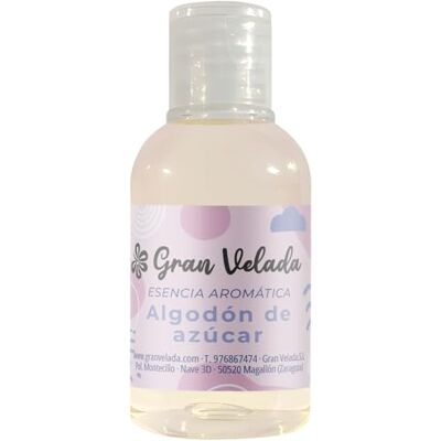 GRAN VELADA Essência cromática algodão de açúcar Grande noite Cria produtos cosméticos e ambientadores com aroma doce e duradouro, fabricado em Espanha, 50 ml GRAN VELADA Essência cromática algodão de açúcar Grande noite Cria produtos cosméticos e ambientadores com aroma doce e duradouro, fabricado em Espanha, 50 ml