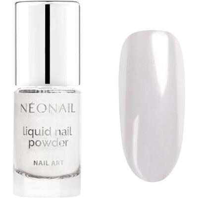 NÉONAIL NEONAIL Liquid Nail Powder Chrome 01 Pó líquido para unhas pó metálico brilhante decoração de unhas manicure Nail Art Glitter prateado, 6,5 ml NÉONAIL NEONAIL Liquid Nail Powder Chrome 01 Pó líquido para unhas pó metálico brilhante decoração de unhas manicure Nail Art Glitter prateado, 6,5 ml