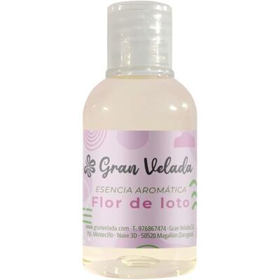 GRAN VELADA Essência cromática flor de lótus concentrada, aroma floral fresco e sensual, ideal para velas, ambientadores e cosméticos, 50 ml GRAN VELADA Essência cromática flor de lótus concentrada, aroma floral fresco e sensual, ideal para velas, ambientadores e cosméticos, 50 ml