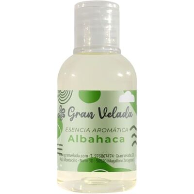 GRAN VELADA Essência cromática de manjericão intenso, aroma fresco e erva, ideal para sabonetes, champôs, velas e rituais essotéricos, 50 ml GRAN VELADA Essência cromática de manjericão intenso, aroma fresco e erva, ideal para sabonetes, champôs, velas e rituais essotéricos, 50 ml