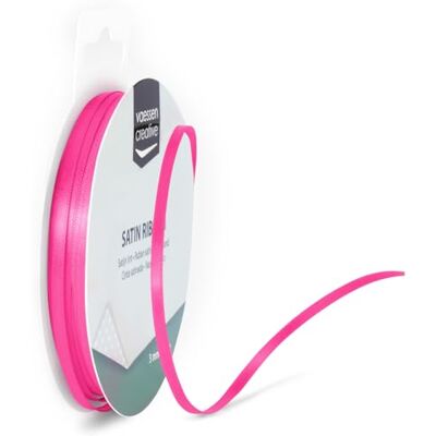 Creative Fita de Cetim 3mmx10m Rosa Creative Fita de Cetim 3mmx10m Rosa