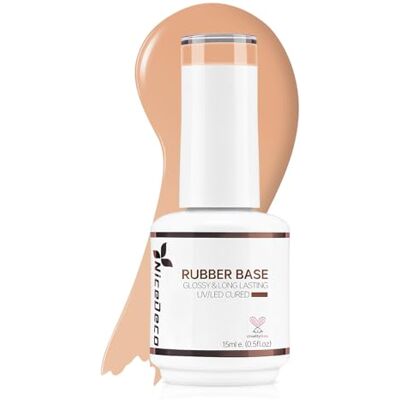 Nicedeco Base Rubber para unhas vernizes semipermanentes em gel base de borracha UV/LED Soak-Off cores sem crueldade, vibrantes e duradouros, 15 ml vegan 10 Nicedeco Base Rubber para unhas vernizes semipermanentes em gel base de borracha UV/LED Soak-Off cores sem crueldade, vibrantes e duradouros, 15 ml vegan 10