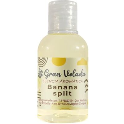 GRAN VELADA Essência Aromática Banana Split Fragrância Doce e Frutada para Sabonetes, Velas e Cosméticos Ideal para Perfumes e Ambientadores Descubra o seu Intenso Aroma de Banana 10% de Uso em Velas 50 GRAN VELADA Essência Aromática Banana Split Fragrância Doce e Frutada para Sabonetes, Velas e Cosméticos Ideal para Perfumes e Ambientadores Descubra o seu Intenso Aroma de Banana 10% de Uso em Velas 50