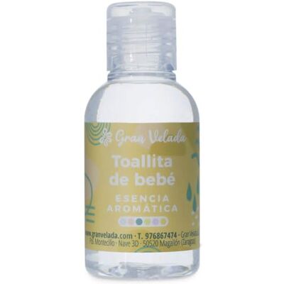 GRAN VELADA Essência Aromática Toalhitas de Bebé: Fragrância Suave e Envolvente Ideal para Perfumes, Ambientadores e Cosméticos Caseiros Fórmula Concentrada 50 ml GRAN VELADA Essência Aromática Toalhitas de Bebé: Fragrância Suave e Envolvente Ideal para Perfumes, Ambientadores e Cosméticos Caseiros Fórmula Concentrada 50 ml
