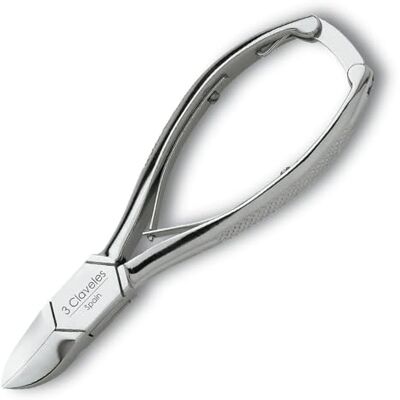 3 Claveles Alicate para pedicuro, macho de 14,5 cm, cor Cranberry 3 Claveles Alicate para pedicuro, macho de 14,5 cm, cor Cranberry
