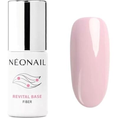 NÉONAIL Pinta-unhas semipermanentes, 7,2 ml, Base Coat semipermanente, Revital Base Fiber Creamy Splash vernizes semipermanentes, para unhas, gel de unhas manicure base esmalte, gel UV LED NÉONAIL Pinta-unhas semipermanentes, 7,2 ml, Base Coat semipermanente, Revital Base Fiber Creamy Splash vernizes semipermanentes, para unhas, gel de unhas manicure base esmalte, gel UV LED