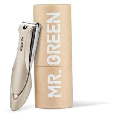 MR.GREEN Cortador de unhas para unhas grossas, profissional com colecionador, aço inoxidável de grau médico, fino e rígido. Conjunto de corta-unhas para homens e mulheres MR.GREEN Cortador de unhas para unhas grossas, profissional com colecionador, aço inoxidável de grau médico, fino e rígido. Conjunto de corta-unhas para homens e mulheres