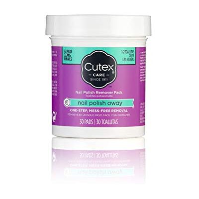 CUTEX Almofadas removedoras de verniz de unhas, pré-embebidas com jojoba e óleo de amêndoas doces, 1,0 unidades CUTEX Almofadas removedoras de verniz de unhas, pré-embebidas com jojoba e óleo de amêndoas doces, 1,0 unidades