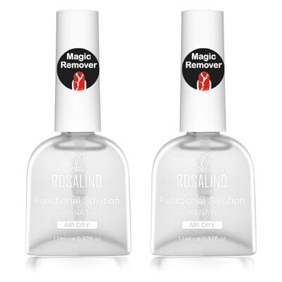 ROSALIND Magic Remover 2 peças 11 ml removedor esmalte semipermanentes para unhas ROSALIND Magic Remover 2 peças 11 ml removedor esmalte semipermanentes para unhas