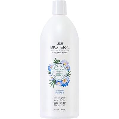 Biotera Styling Defining Gel sem álcool, esculpido e modelado flexível, brilho radiante, sem viscosidade ou descamação, vegano e sem crueldade, sem parabenos, seguro para a cor, 32 onças Biotera Styling Defining Gel sem álcool, esculpido e modelado flexível, brilho radiante, sem viscosidade ou descamação, vegano e sem crueldade, sem parabenos, seguro para a cor, 32 onças
