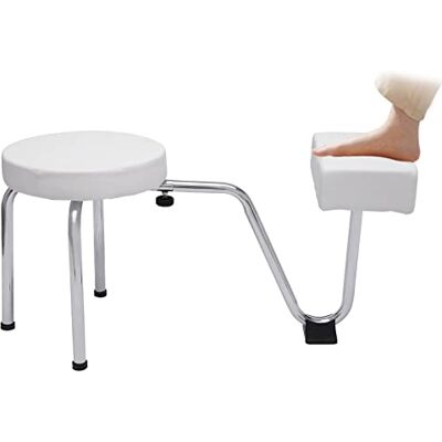 GDSKR Banqueta 2 em 1 para pedicure, apoio para os pés para pedicure, apoio para os pés com altura ajustável, bandeja de PVC, apoio para os pés para unhas, spa, salão de beleza e salão de beleza GDSKR Banqueta 2 em 1 para pedicure, apoio para os pés para pedicure, apoio para os pés com altura ajustável, bandeja de PVC, apoio para os pés para unhas, spa, salão de beleza e salão de beleza