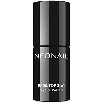 NÉONAIL Pinta-unhas semipermanentes, 7,2 ml, Top Coat semipermanente, base/top 2 em 1, vernizes semipermanentes, para unhas, gel de unhas, manicure base esmalte, gel UV LED NÉONAIL Pinta-unhas semipermanentes, 7,2 ml, Top Coat semipermanente, base/top 2 em 1, vernizes semipermanentes, para unhas, gel de unhas, manicure base esmalte, gel UV LED