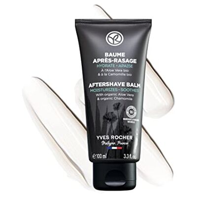 Yves Rocher Bálsamo After Shave Hombre Aloe Vera Bio y Camomila 100 ml Cuidado pós-barbeado, alívio imediato e hidratação, pele mais confortável Yves Rocher Bálsamo After Shave Hombre Aloe Vera Bio y Camomila 100 ml Cuidado pós-barbeado, alívio imediato e hidratação, pele mais confortável