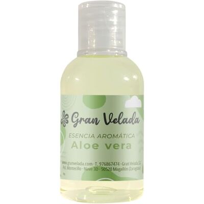 GRAN VELADA Essência Aromática de Aloé Vera Fresca e Frutada com Toques Aquáticos Ideal para Perfumes, Velas, Sabões e Mais Concentrada e Versátil 50 ml GRAN VELADA Essência Aromática de Aloé Vera Fresca e Frutada com Toques Aquáticos Ideal para Perfumes, Velas, Sabões e Mais Concentrada e Versátil 50 ml